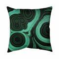 Begin Home Decor 26 x 26 in. Malachite Stone-Double Sided Print Indoor Pillow 5541-2626-MN4